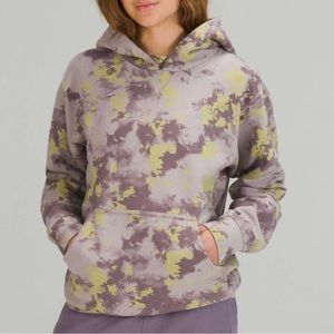 NWOT Lululemon All Yours Hoodie Orbital Tie Dye Mauve Grey Multi